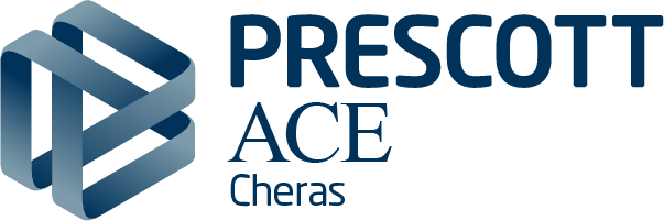 ace cheras blue color logo
